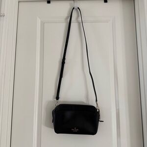 Kate Spade Black Leather Clutch